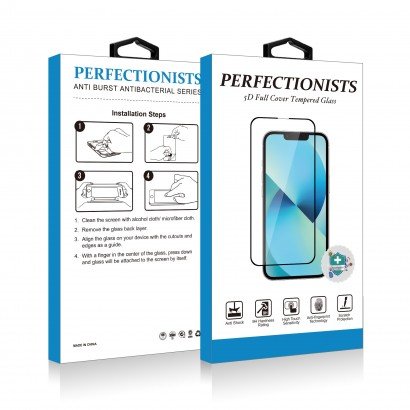 LCD apsauginis stikliukas 5D Perfectionists Apple iPhone 7 Plus/8 Plus lenktas baltas