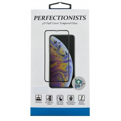 LCD apsauginis stikliukas 5D Perfectionists Apple iPhone 7 Plus/8 Plus lenktas baltas