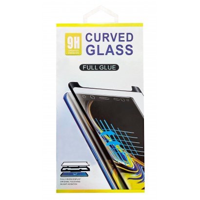 LCD apsauginis stikliukas 9D Curved Full Glue Samsung G988 S20 Ultra juodas