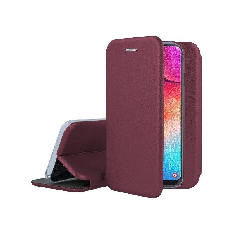 Dėklas Book Elegance Xiaomi Redmi Note 9 bordo