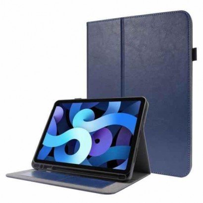 Dėklas Folding Leather Lenovo Tab P11 11.0 tamsiai mėlynas