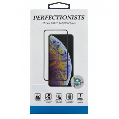 LCD apsauginis stikliukas 2.5D Perfectionists Apple iPhone 13/13 Pro juodas