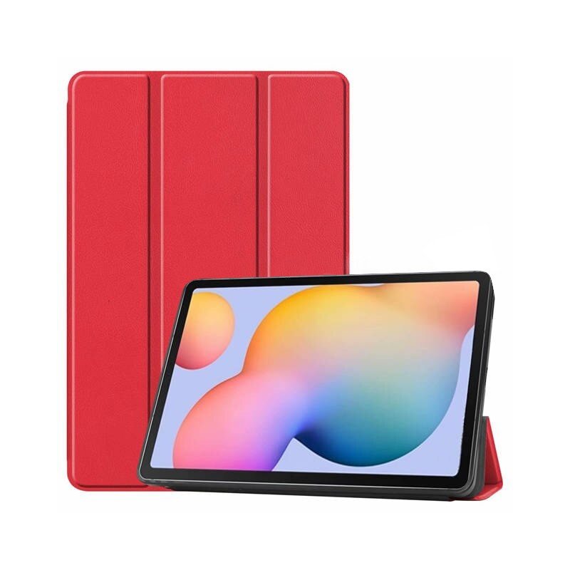 Dėklas Smart Leather Lenovo Tab M10 Plus X606 10.3 raudonas