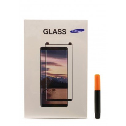 LCD apsauginis stikliukas M1 5D UV Glue Samsung S901 S22 5G lenktas skaidrus